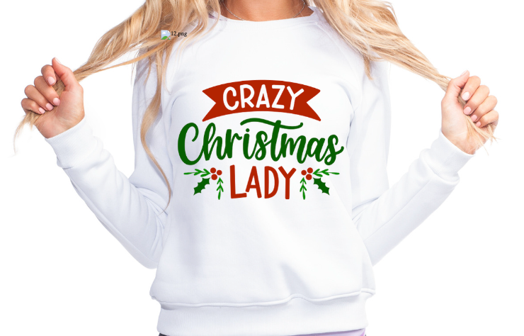 Crazy Christmas Lady Shirt ~ Unisex ~ Holidays ~ Gift Ideas