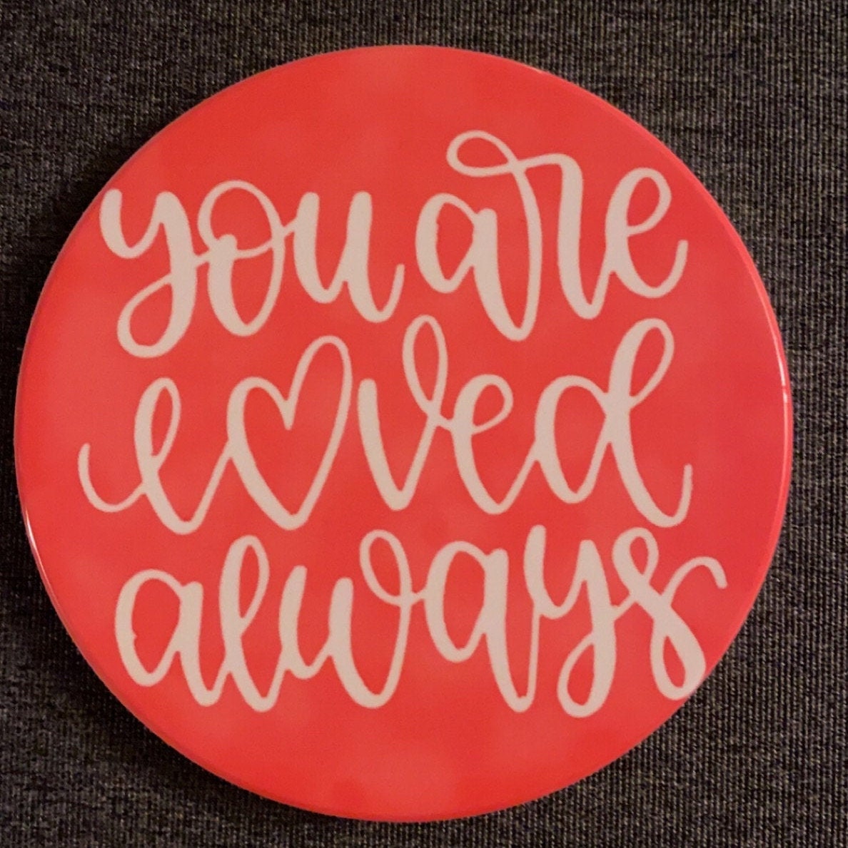 Positive Thinking, Motivational Infusible Ink Ceramic Coasters