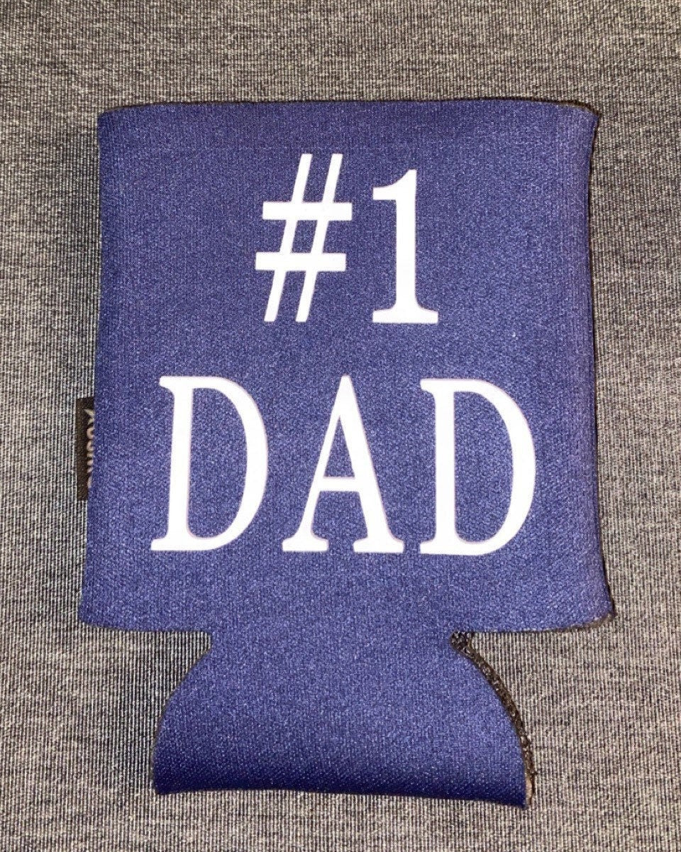 Father’s Day Coozie, #1 Dad Coozie, Father’s Day Gift, Can Holder, Gifts for Dad