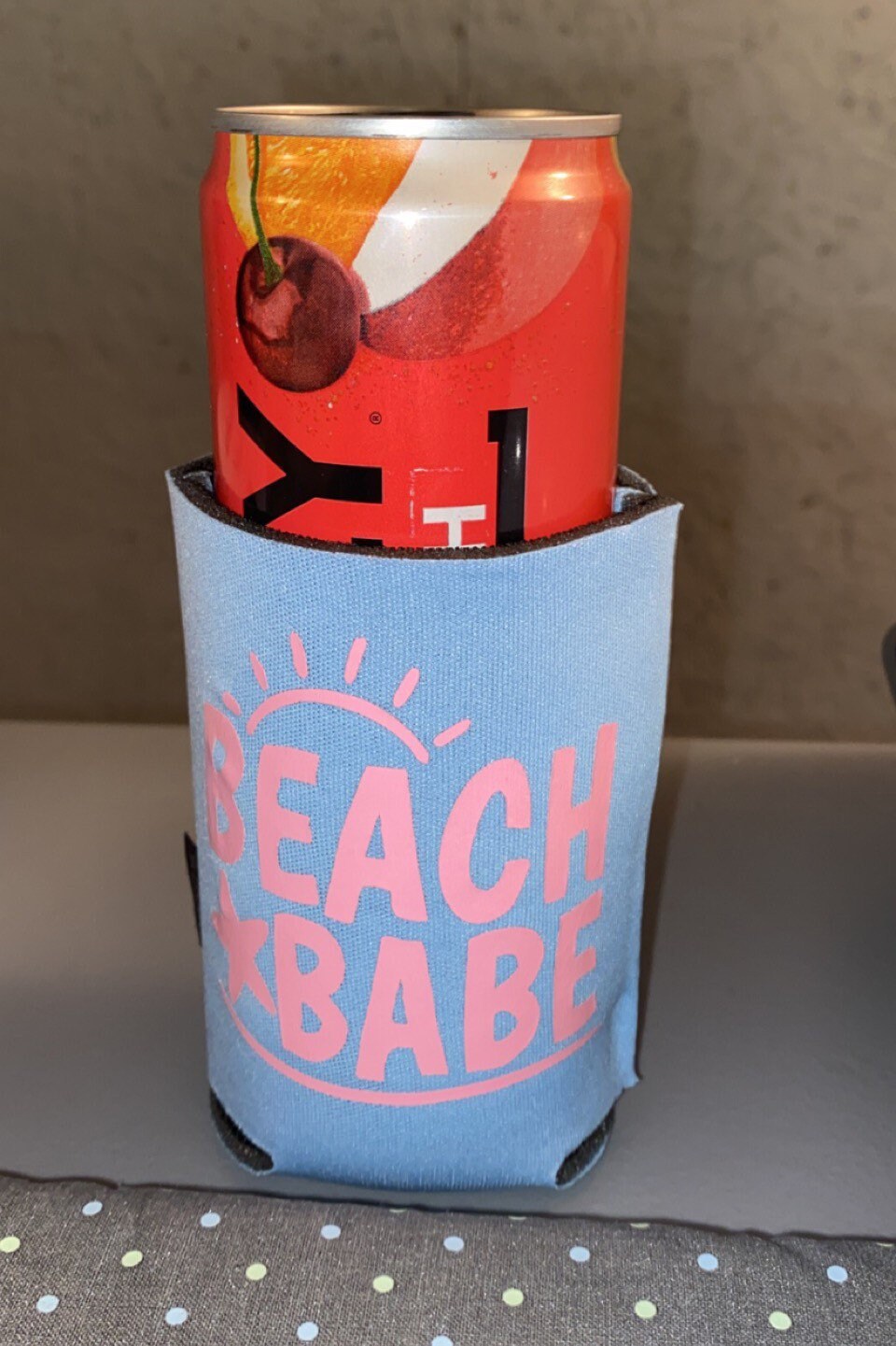 Beach Babe Can Holder, Summer Koozie, Vacation