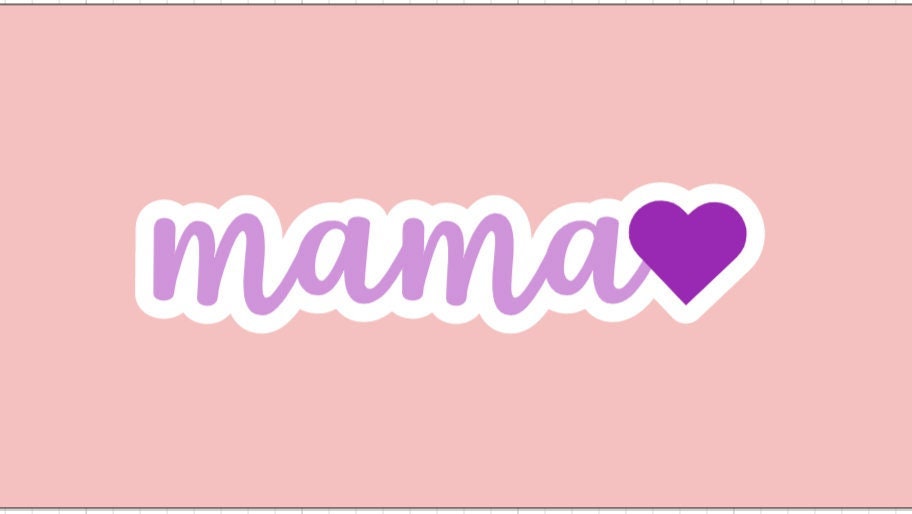 Mama Sticker ~ Waterproof ~ New Mom ~ Baby ~ Mother ~ Parent ~ Mom of Both ~ Laptops ~ Notebooks ~ Water Bottles ~ Gifts ~ Decal