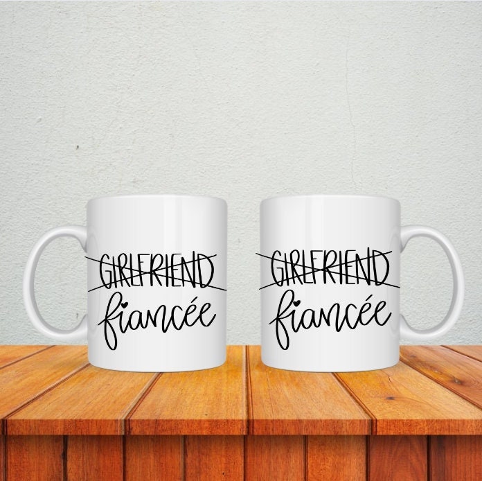 Fiancee Mug ~ Ceramic ~ Engaged ~ Engagement Gift ~ Wedding Planning ~ 12 oz ~ 15 oz ~ Bride ~ Bride To Be ~ Gift Ideas ~ Custom