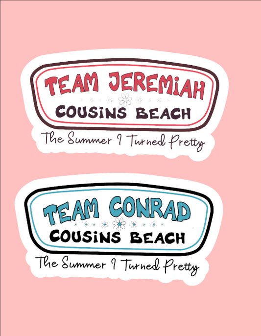 Team Stickers ~ Waterproof ~ Decal ~ Gift Ideas ~ TV Show ~ Summer
