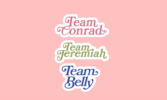 Couple Team Stickers ~ Waterproof ~ Decal ~ Gift Ideas ~ TV Show ~ Summer