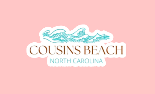 Cousins Beach Sticker ~ Waterproof ~ Decal ~ Summer